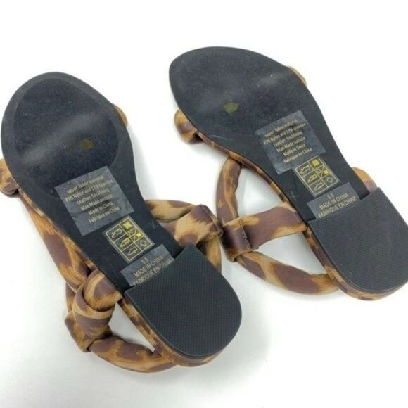 Jeffrey Campbell cheetah puffy strappy sandals size 5.5 - Picture 4 of 10